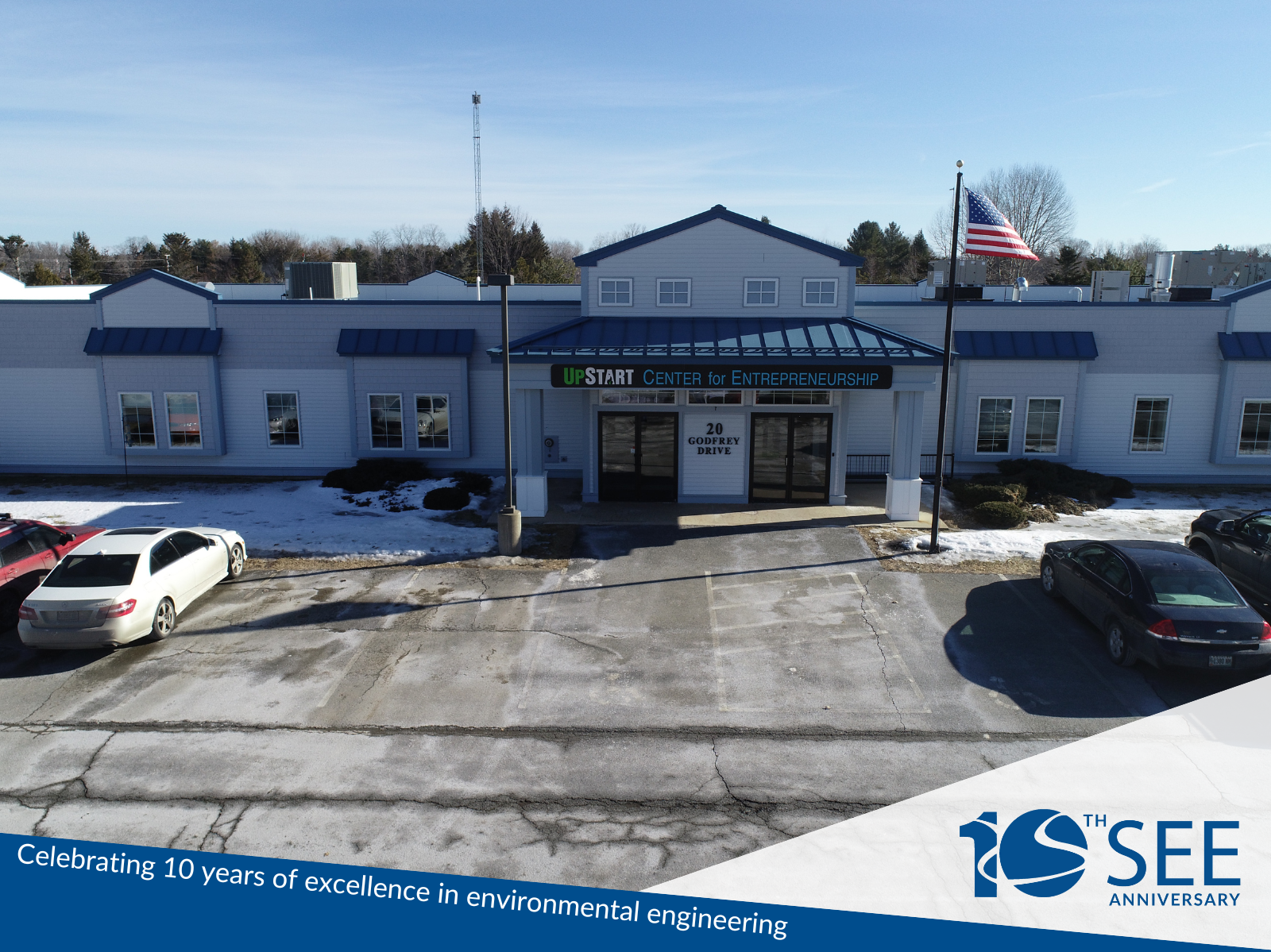 A photo of the Upstart Center for Entrepreneurship, new home of Stillwater Engineering.