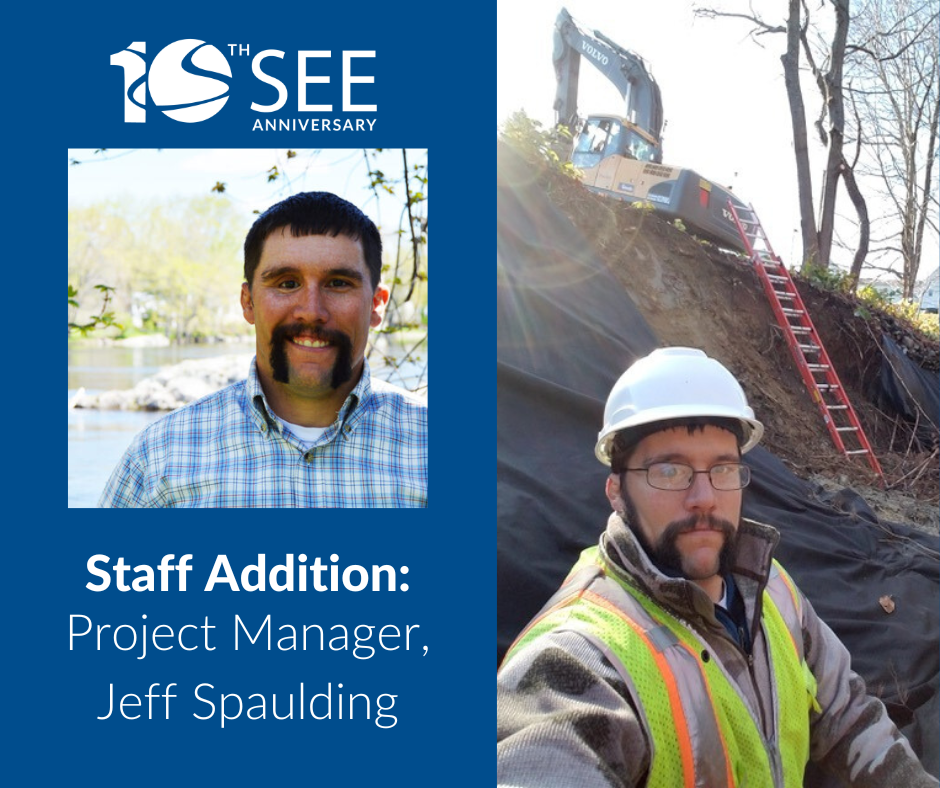 Two photos of Jeff Spaulding, Project Manager at Stillwater.