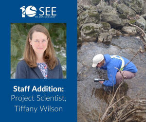 A photo of Tiffany Wilson, SEE's second full-time Project Scientist.
