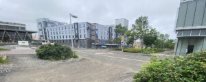 A photo of the construction site at the USM campus